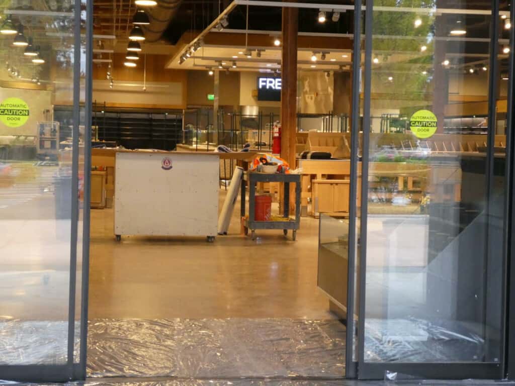 A look inside as finishing touches are being added to the new Metropolitan Market in Gig Harbor