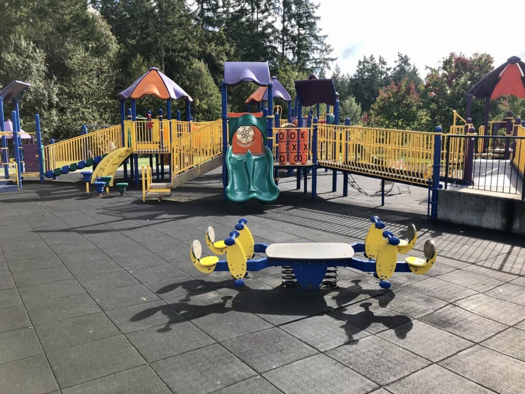 Picture of Sehmel Homestead Park playground.