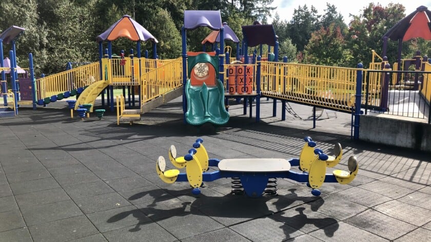 Picture of Sehmel Homestead Park playground.