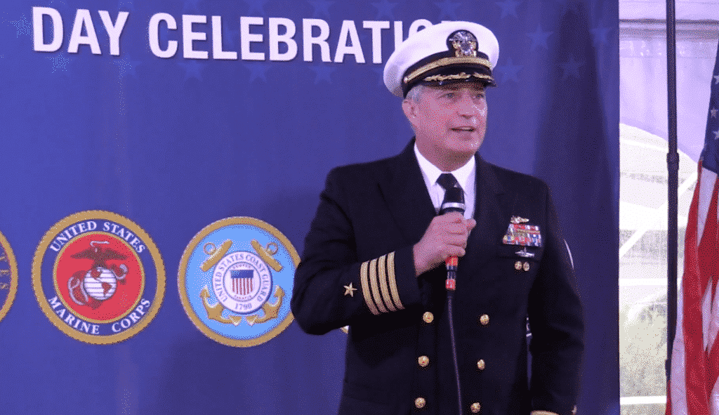 Capt. Richard Reinhart, retired Commanding Officer of Naval Base Kitsap