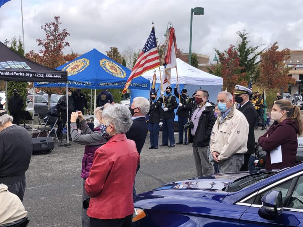 Photo of last year's Veterans Day event.