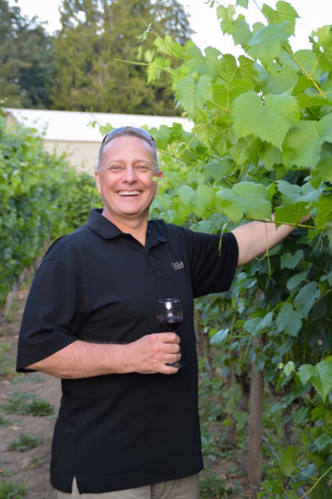 Winery co-owner Stuart Chisholm