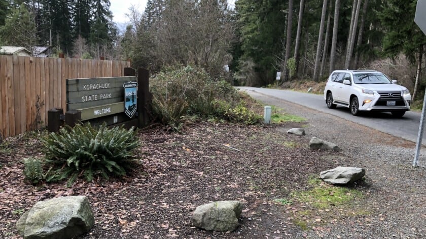 The intersection of Kopachuck Drive and 56th Street. The county would like more right-of-way on both roads.