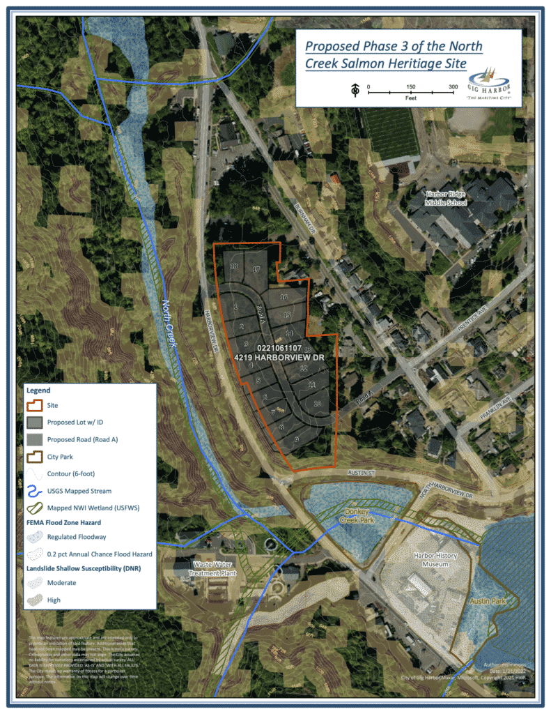 Site Map showing subdivisions