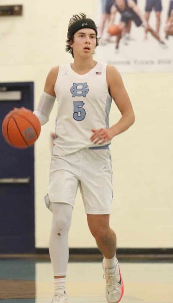 The Tides' Asher Raquiza has 18 points, eight rebounds and six assists in a playoff game against Spanaway Lake.