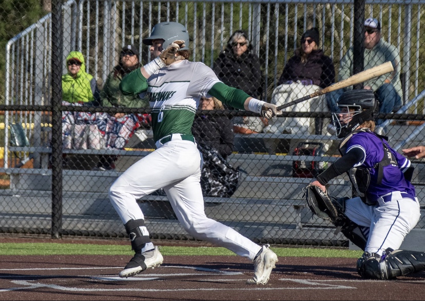 Duren Miller swings through on a hit to help the the Seahawks beat the Rams 7-6. 