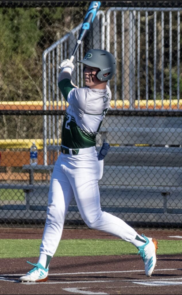 Peninsula's Payton Knowles hits a walk-off single to beat Central Kitsap, 2-1.