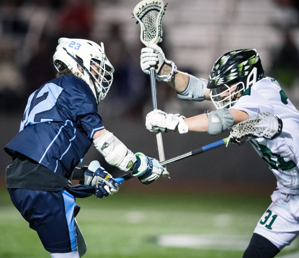 The action was fierce as Peninsula scored in the final minutes to earn the victory, 5-4 over Gig Harbor. 