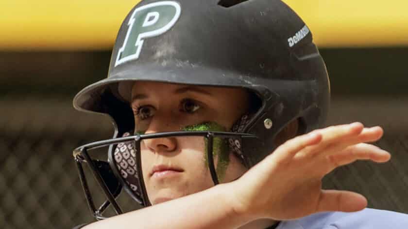 Alli Kimball of Peninsula High School is 13-1 on the mound as a pitcher, but she contributes at the plate, too. Kimball has a .492 batting average and .569 on-base percentage as a hitter.