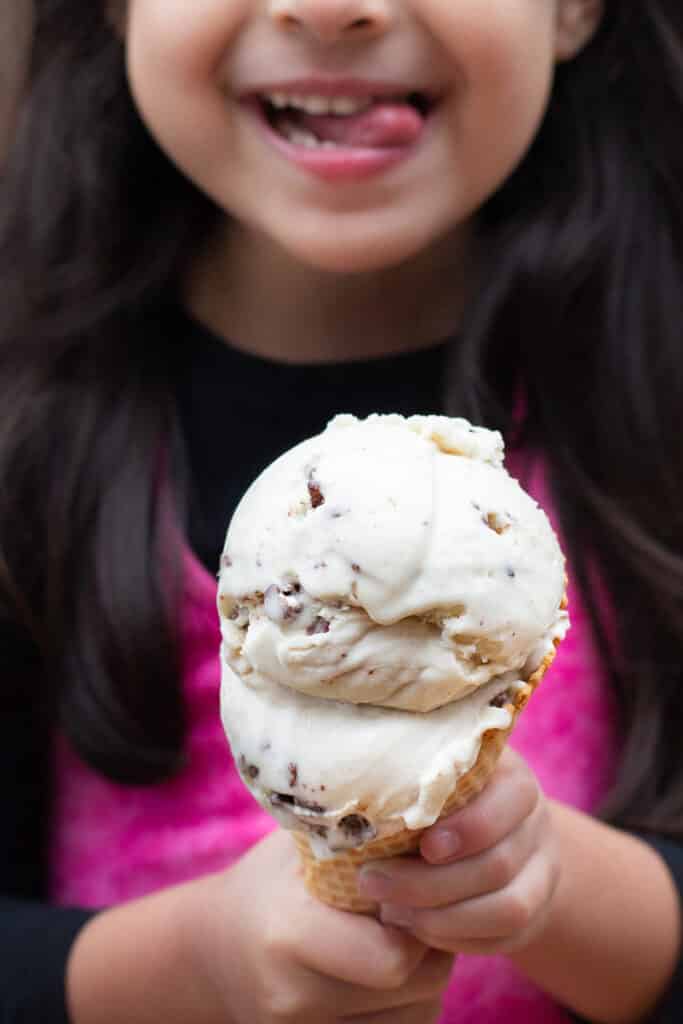 Ice cream always brings smiles.