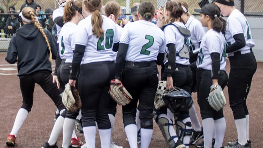 The Peninsula girls fastpitch team is 19-1 and seeded fourth in the Class 3A state tournament. Photo by Ed Johnson