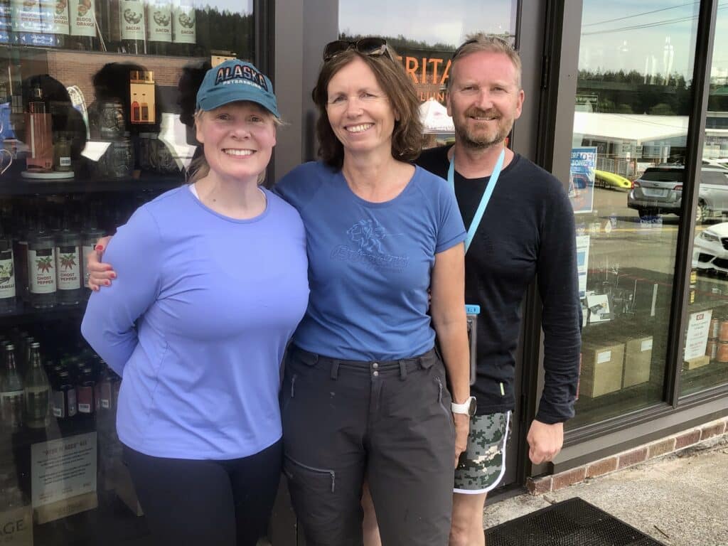 Norwegian Consulate in Alaska and Gig Harbor resident Lise Kristiansen, left, Norwegian ambassador Anniken Krutnes and Krutnes' husband Kjetiel.