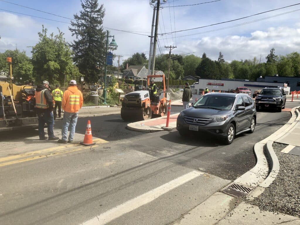 harborview drive paving