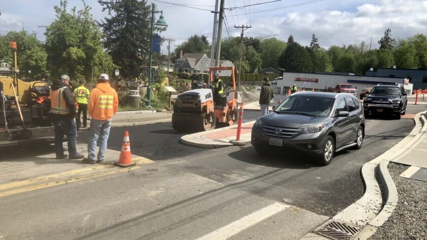 harborview drive paving