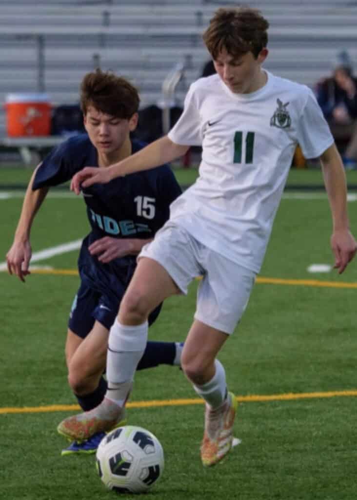 Peninsula's Cory Burbridge was named South Sound Conference soccer MVP.