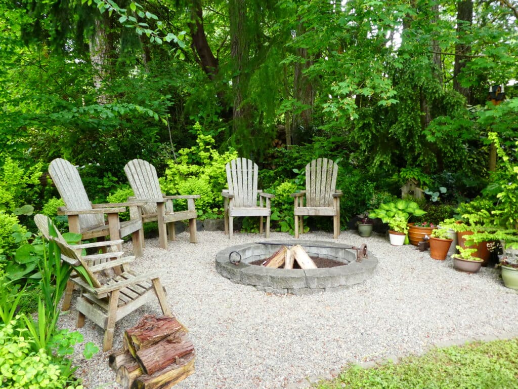The burn ban doesn't affect fires in fire pits.