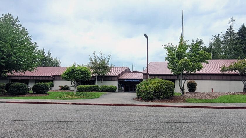 Discovery Elementary in Gig Harbor is an example of the "open concept" school design that was popular in the 1980s.