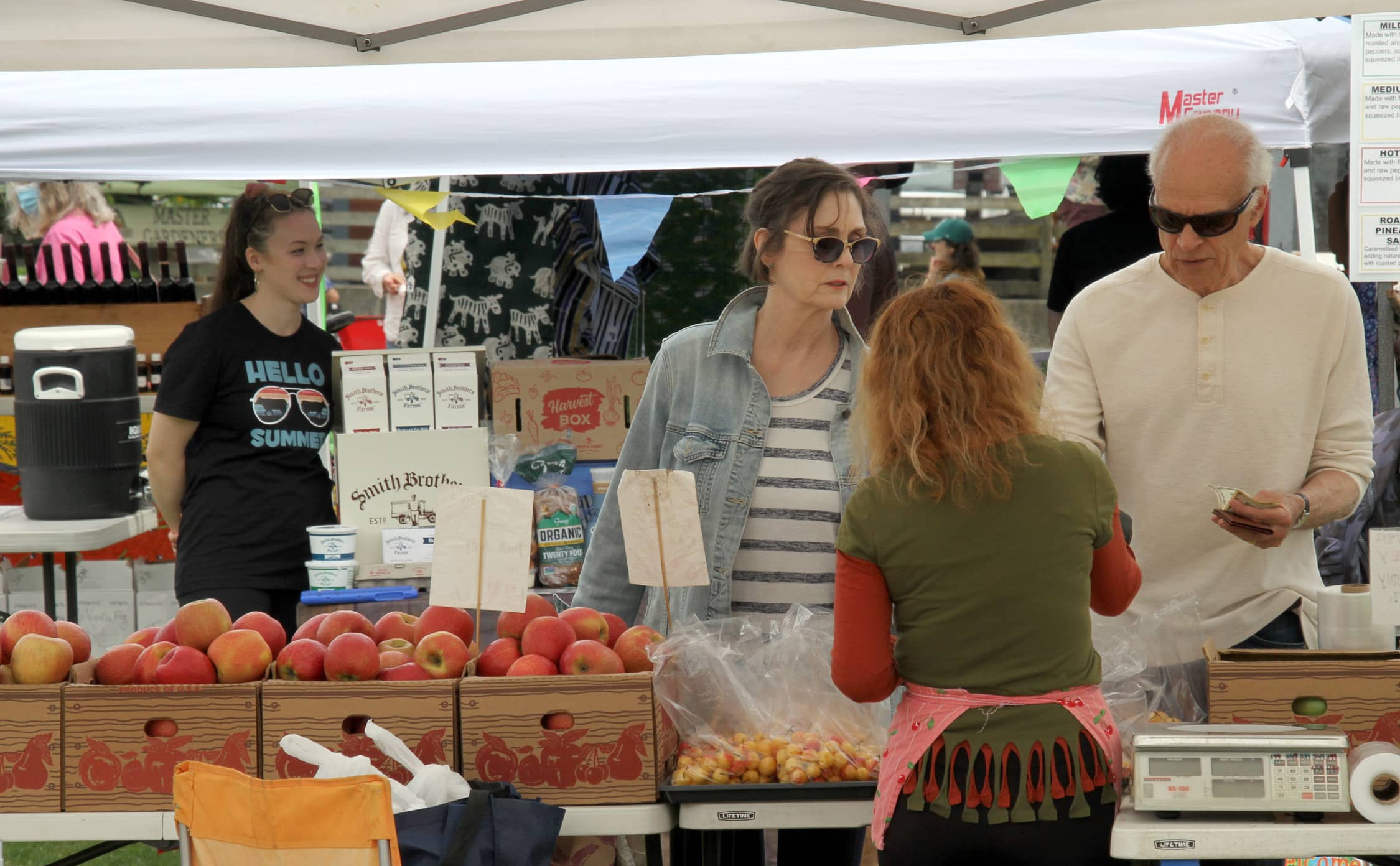 Opening day of the 2022 Gig Harbor Waterfront Farmer's Market.