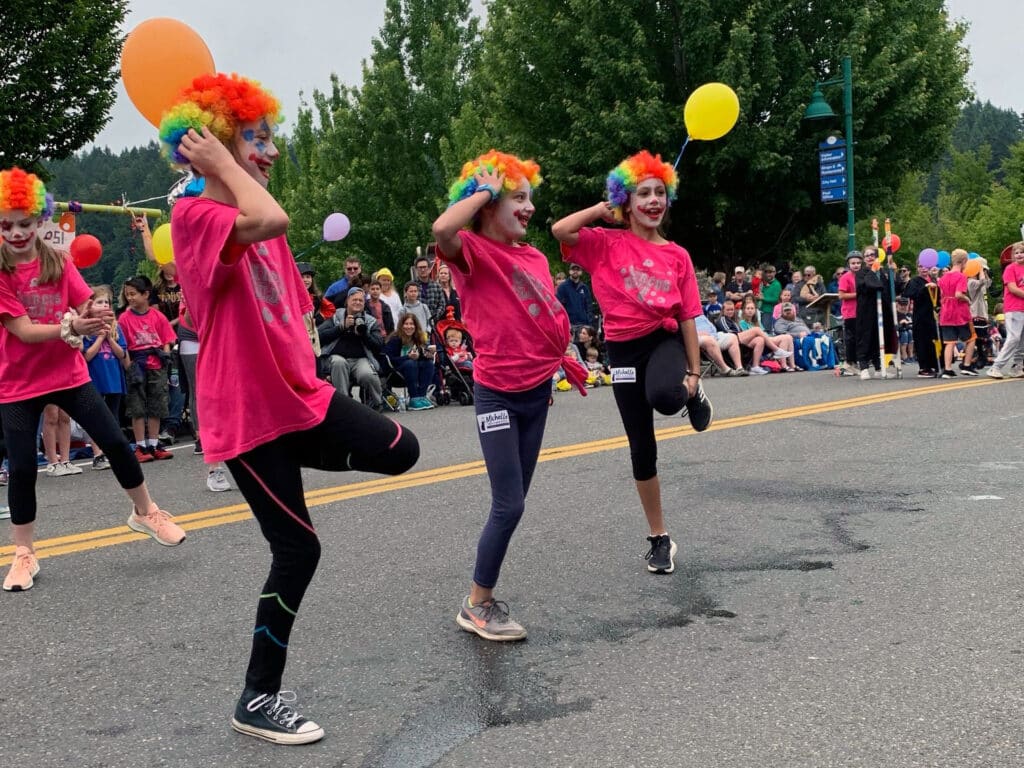 A scene from the 2019 Maritime Gig Festival Grande Parade.