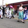 A scene from the 2022 Maritime Gig Festival Grande Parade.