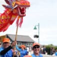 A scene from the 2022 Maritime Gig Festival Grande Parade.