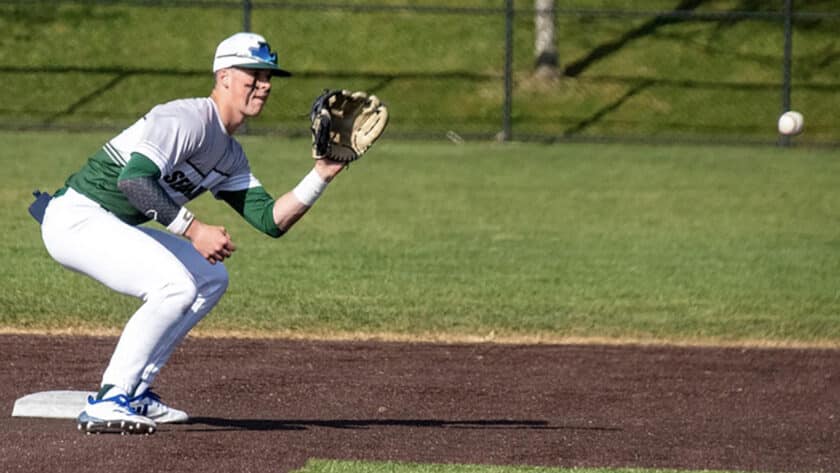 Peninsula shortstop Payton Knowles, who batted .527, earned the South Sound Conference MVP award.