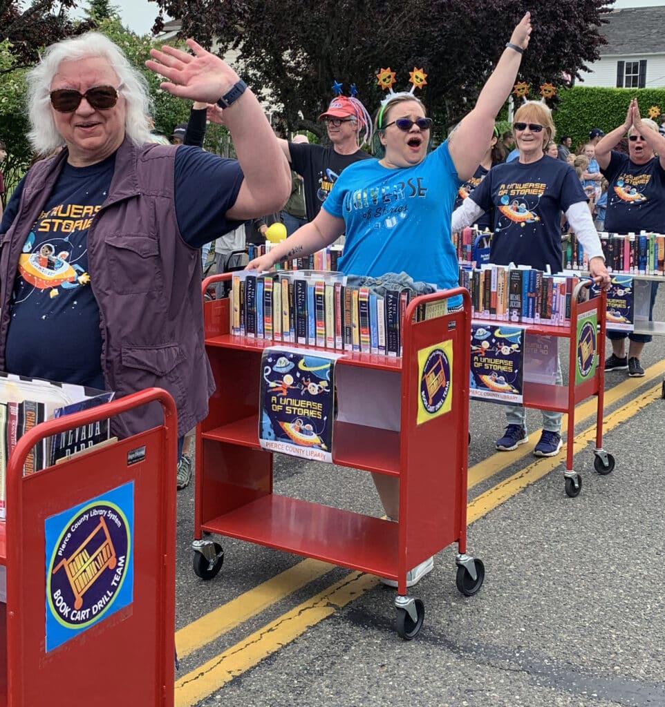 A scene from the 2019 Maritime Gig Festival Grande Parade.