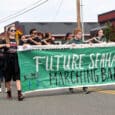 A scene from the 2022 Maritime Gig Festival Grande Parade.