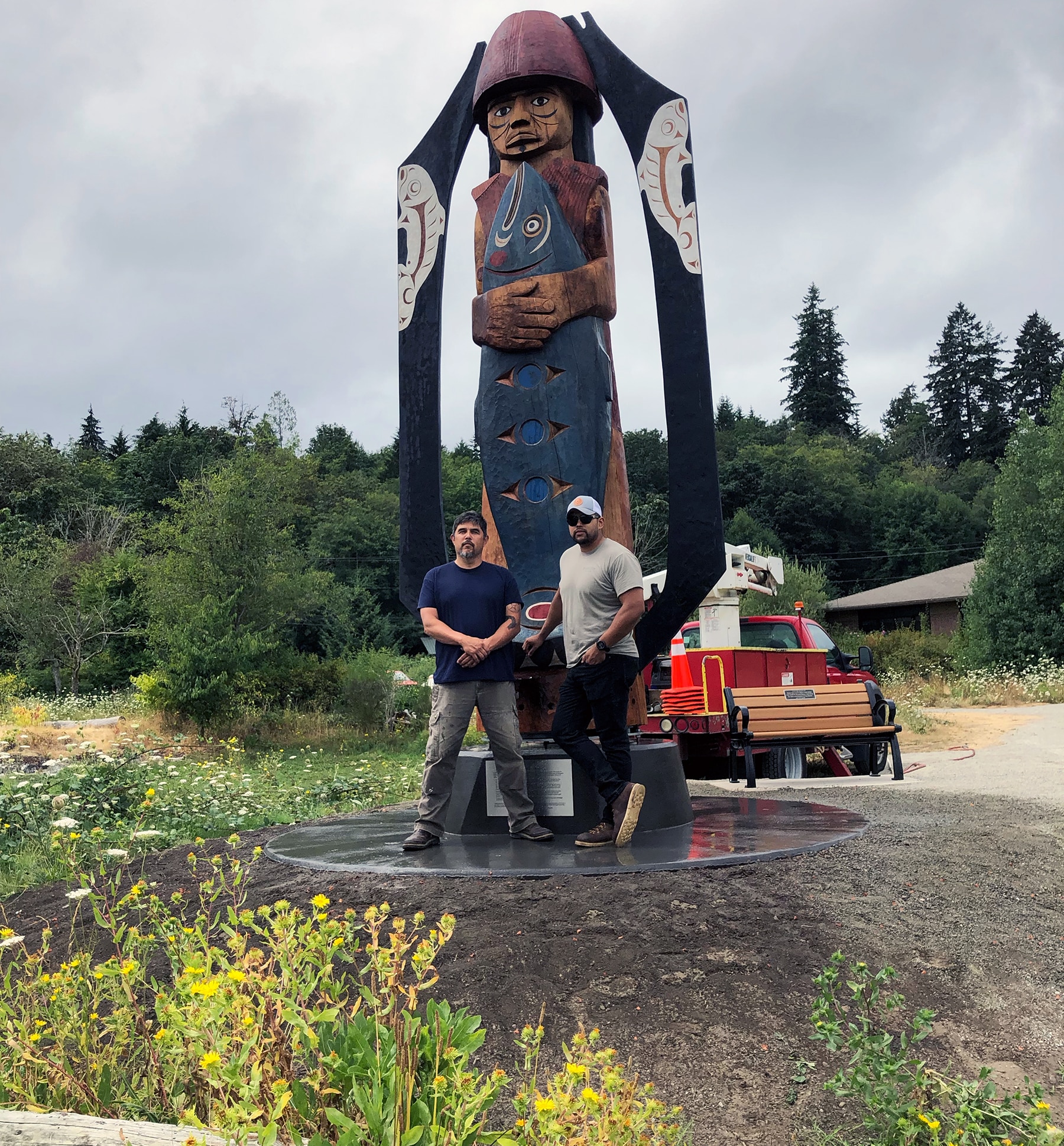 Carving honoring area's original inhabitants installed Gig Harbor Now