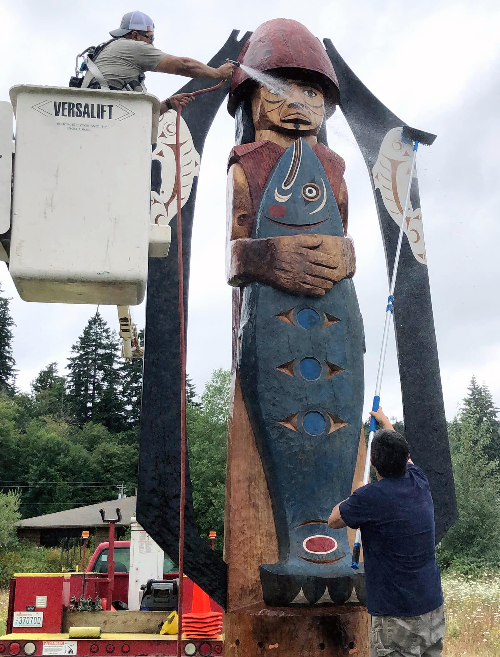 Carving honoring area's original inhabitants installed Gig Harbor Now