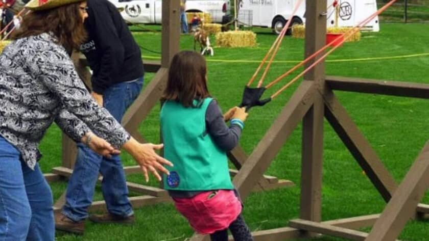 PenMet Parks' Scarecrow Festival pumpkin launch