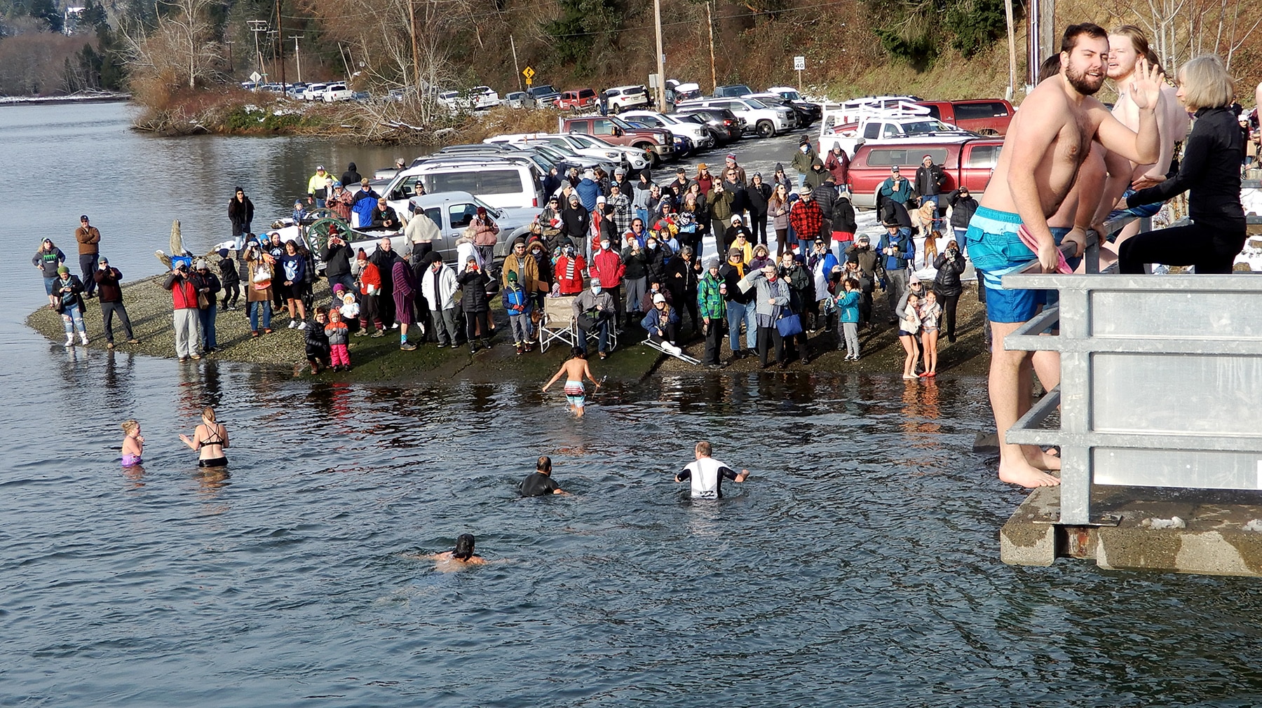 Harbor Happenings Olalla's Polar Bear jump Gig Harbor Now A