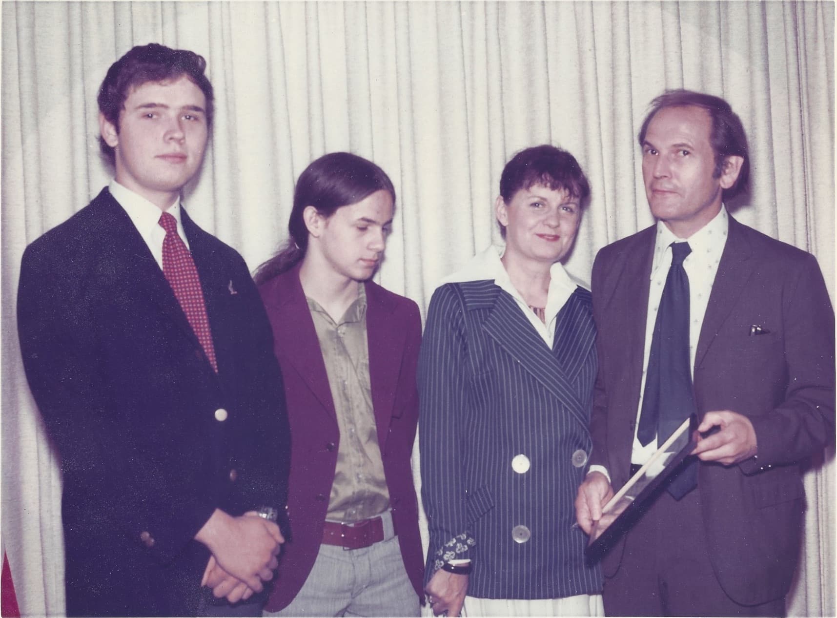 Lance, Marshall, Julie and Hugh McMillan during the CIA years.