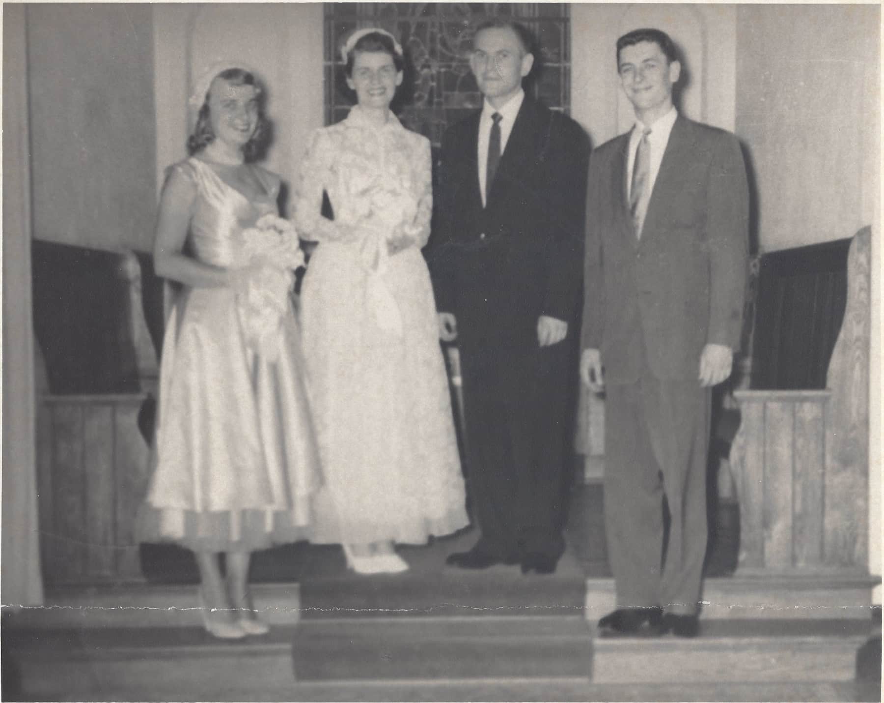 Hugh McMillan and Janet Grosser were married on June 6, 1952, in Alexandria, Va.