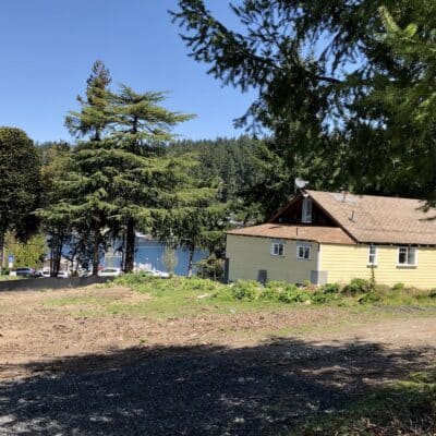 The property has a partial view of Gig Harbor Bay.