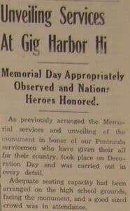 Peninsula Gateway, June 1, 1945. Courtesy file provided by local resident Greg Spadoni.