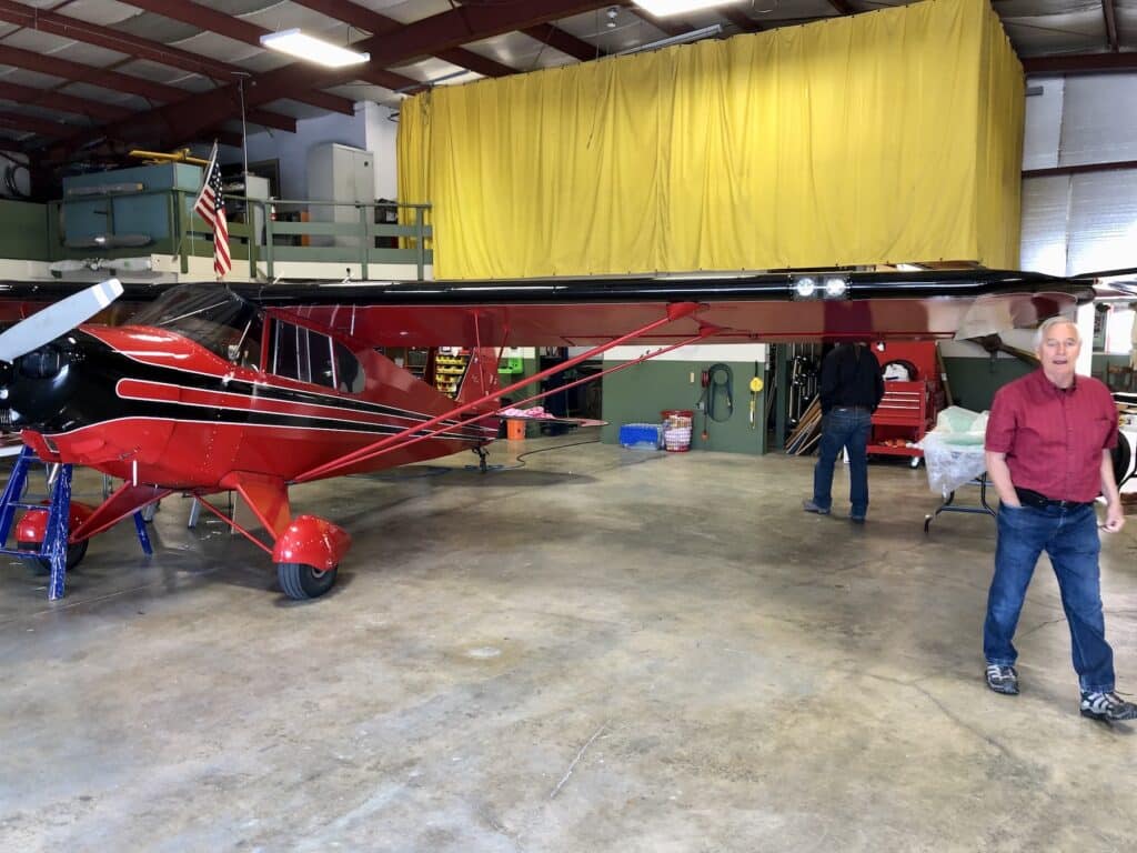 Bill Juranich now owns the 1946 Piper Super Cruiser his father purchased in 1964 and often commutes 14 minutes to the museum from his home in Covington.