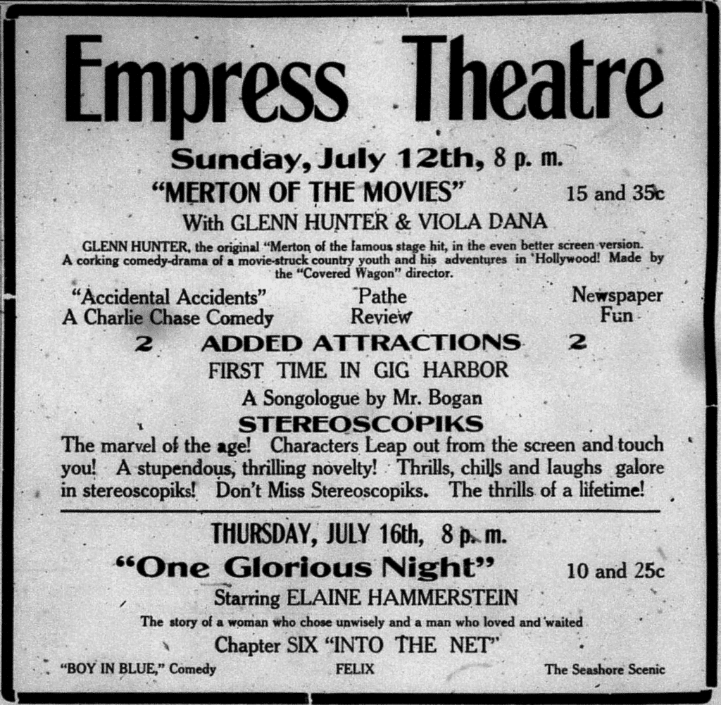 Gig Harbor Now and Then First 3D movie was a 'stupendous, thrilling
