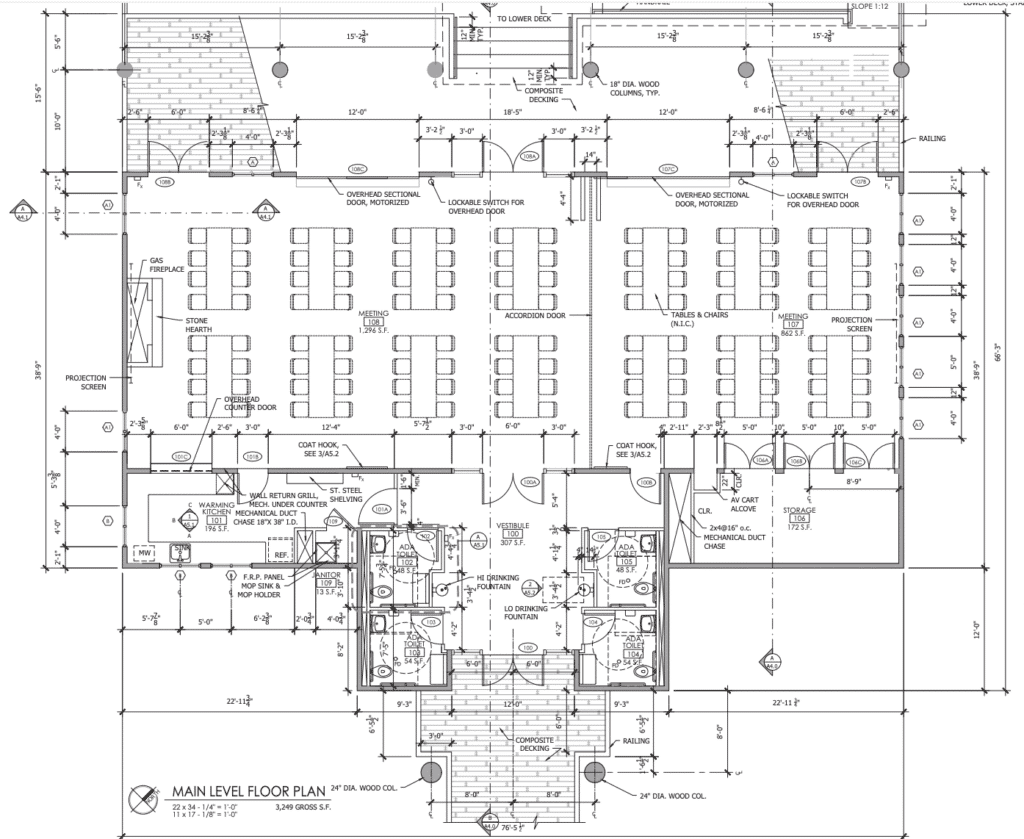 Multi-purpose building layout