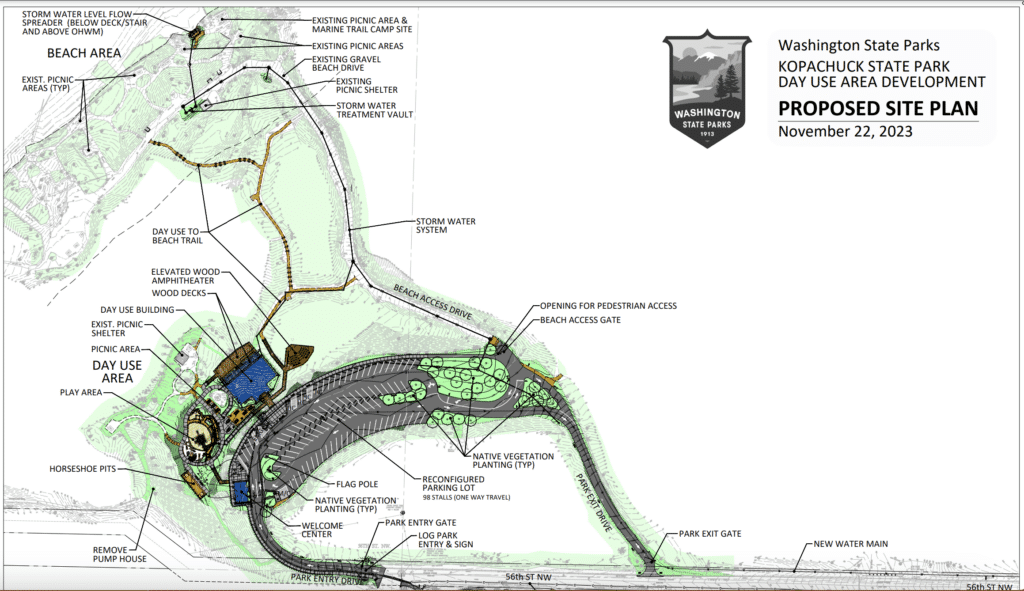 Kopachuck State Park site plan.