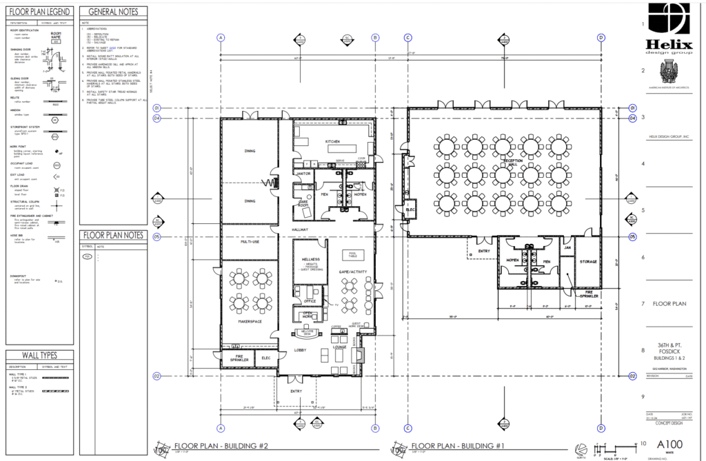 Senior center layout