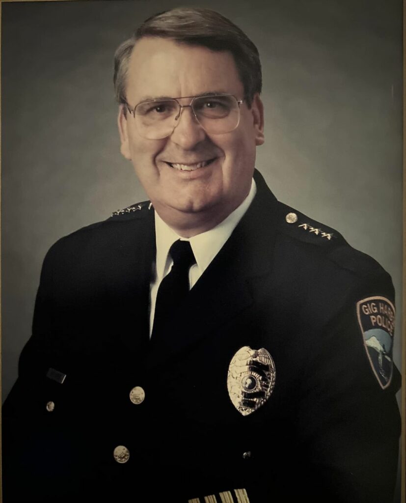 Denny Richards in his Gig Harbor Police uniform.