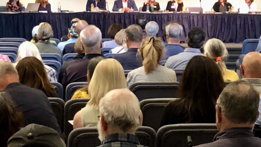 The Pierce County Council held its meeting at Heart Church on Fox Island Monday.