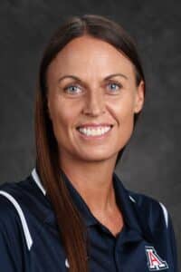 Amanda Beard, is the assistant coach of the University of Arizona Swimming and Diving team. (Photo courtesy of University of Arizona Athletics)