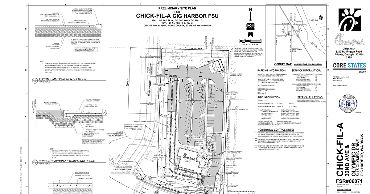 Neighbors raise traffic concerns as Chick-fil-A updates plans for Gig Harbor res...