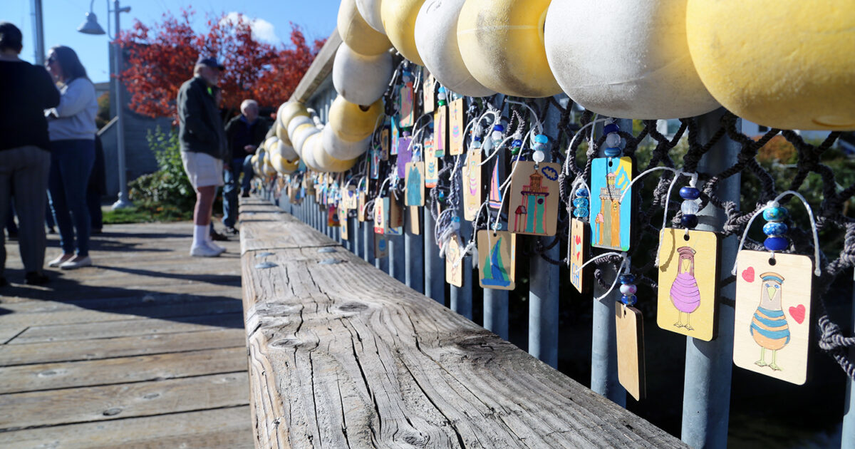 Latest community art project buoys Ancich Park - Gig Harbor Now